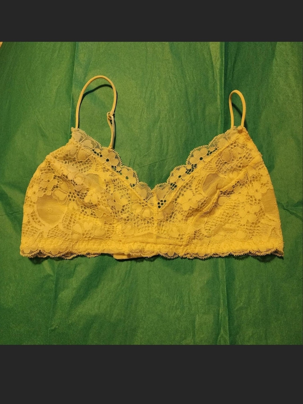 HoneyDew Lace Bralette in Cream with Adjustable Straps
